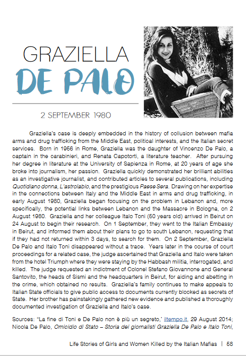 2 Settembre 1980 Beirut Libano Graziella De Palo 24 Anni E Italo